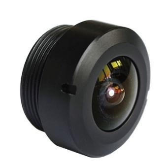 Automotives Lens 1/2.8" 1.25mm Megapixel 1080P S-mount M12 Mount 190degree IR