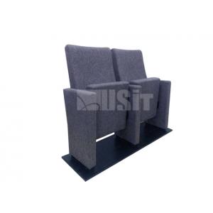 Wood Sideboard Auditorium Theatre Seating , Cushioned Chairs For Churches USIT