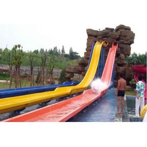 China Swimming Pool Fiberglass Water Park Slide For Adult High Safety supplier