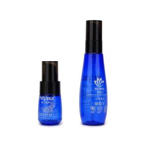 30ml 120ml PET Blue Container Skin Care And Beauty Packaging Plastic Lotion Bottle