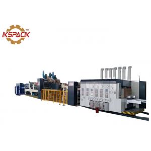 China Fast Corrugated Box Printing Machine , Glue Flexo Printer Slotter Die Cutter supplier