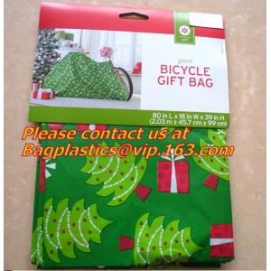 China waterproof outdoor road bicycle bags, bicycle gift bags, bike bags, Giant Santa Sack for Christmas Gift Packing supplier