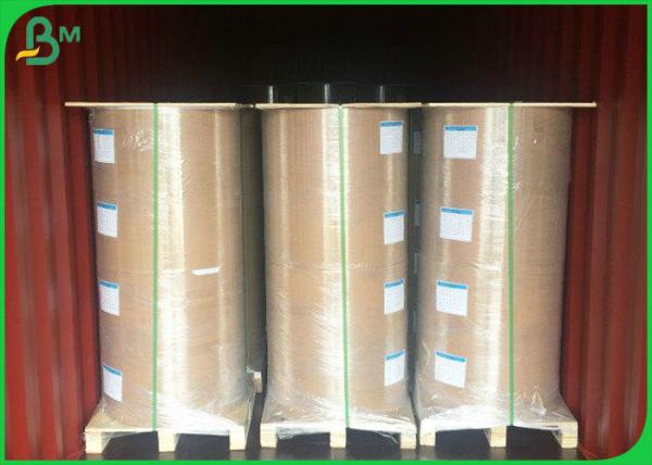 100gsm - 160gsm Glossy Coated Paper , Greaseproof One Side PE Coated Paper For