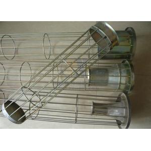 China Dust / Liquid Filter Bag Cage Industrial Steel Dust Collector Cages supplier