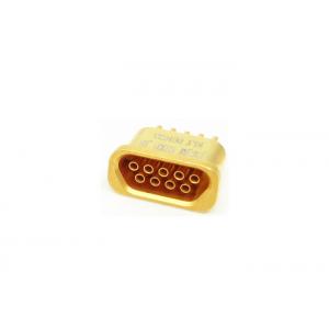 Hermetic Seal 9 Pin Contact Micro-D Rectangular J30JM Series Connector with Gold Plated