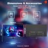 China IPS Panel QHD PC Monitor 32 Inch 180 Hz White Color Gaming Monitor OEM Logo wholesale