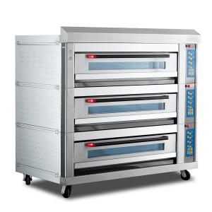 Electric Pizza Baking Oven 3 Deck 6 Trays  380V 50Hz 19.8KW