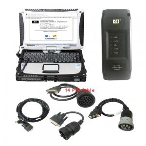 China CAT Caterpillar ET3 Wireless Diagnostic Adapter With Panasonic CF19 Software Re-installed supplier