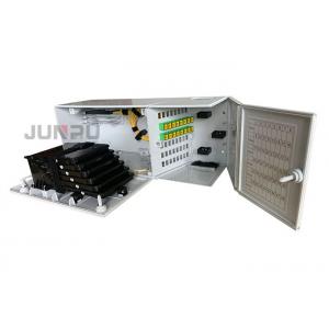 China Small Fiber Optic Distribution Box Cabinet 48 Core Ftth Floor Termination Box ISP supplier