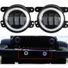 4 inch Jeep Fog Light With Day Running Light ,30Watt led car headlight with