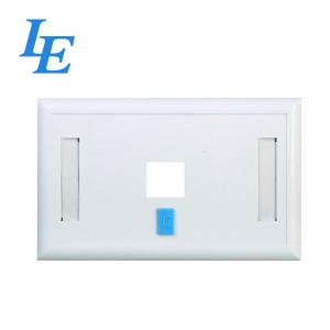 China F041 Cable Internet Wall Socket , Flush - Mount Network Cable Faceplate supplier