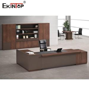 China Modern L Shaped Office Desk Furniture For Director Manager CEO Boss ODM supplier