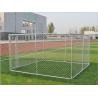 4x2.3x1.82M Thick Hot Galvanized Fence Big Dog Kennel/Metal Run/Pet house