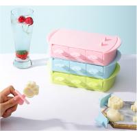 Silicone Baby Cartoon Pig Popsicle Mold Cat Claw Rice Cake Ice Cream Grinding Food Grade