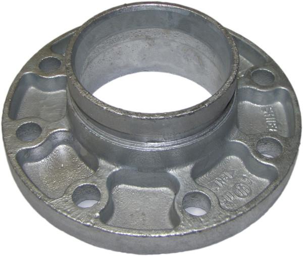 Cast Ductile Iron Grooved Pipe Fittings Grooved Quick Flange Adaptor for PE PVC