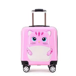 Hot Selling Cheap Abs Children Travel Luggage Bag Trolley 18 Inch Cartoon Character Kid Luggage