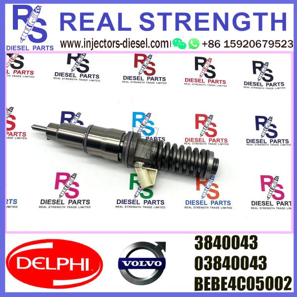 DELPHI 2pin injector 3840043 03840043 BEBE4C05002 Diesel pump Injector V-O-L-V  BEBE4C05002 E1 for V-O-L-V PENTA ENGINES