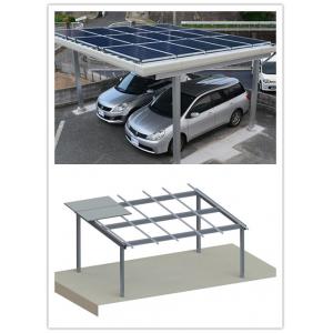 Photovoltaic Solar PV Mounting Systems Parking Lot High Strength Aluminum Carport CPT