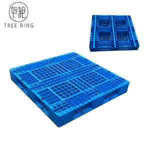 China Full Perimeter Runner HDPE Plastic Pallets , Recycled Plastic Pallets For Stacking Option supplier