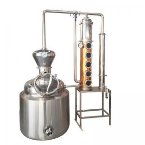 GHO 200L Best Stainless Steel/Copper Column Alcohol Distiller Distillation Equipment