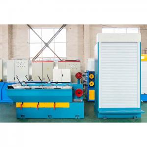 Copper Wire Electrical Cable Automatic Intermediate Fine Wire Drawing Machine With Continuous Annealing