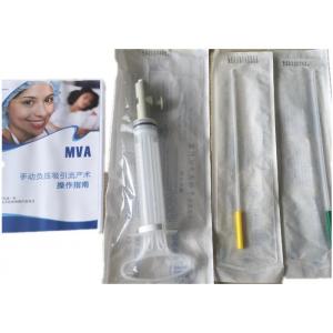 Disposable Single Valved Manual Vacuum Aspiration Recommended by the WHO 1 Syringe with 2 Cannulas