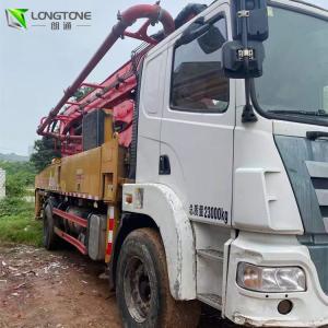 180m³ Used Truck Concrete Pump , Diesel Concrete Pump Truck With Boom