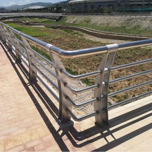 China 304 Outdoor Exterior Stainless Steel Handrail Tubular Stair Railings supplier