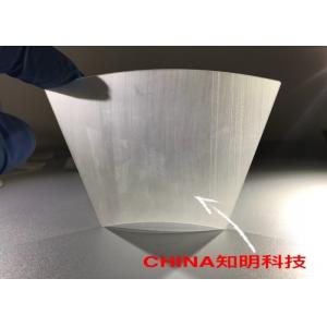 China Fan Shaped Sapphire Material Window Sector Sapphire Glass Optical Grade supplier