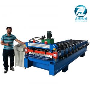 China Automatic Aluminum Cold Roll Forming Machine 4KW 10 Meters/Min supplier