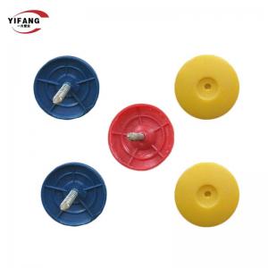 China Customized Concrete Insulation Cap Nails , Plastic Round Cap Head Nails supplier