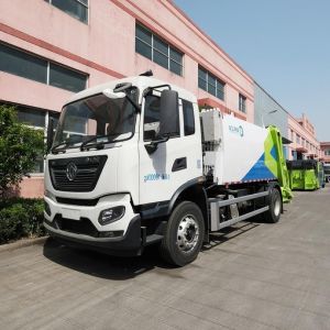 China High Efficiency 18000KG Compressed Garbage Truck With EQ1180GL6DJ Chassis wholesale