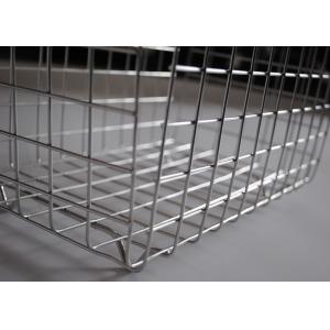 Wire Mesh Strainer Disinfection Stackable Wire Baskets Food Grade Metal