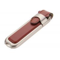 China Mutiple Color Custom Usb Stick , Leather Type Usb Flash Memory Show Life Brand on sale