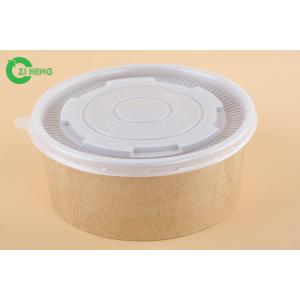Non Absorbent Surface Paper Food Bowls Kraft 50 Oz For Take Out Food Order