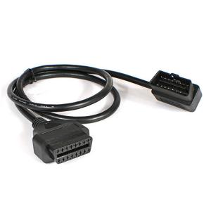 China L Type ELM327 OBD2 16 Pin Male To Female OBD II Extension Cable supplier