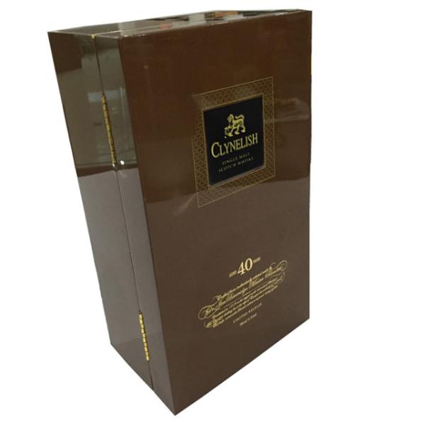 China Elegant Custom Printed Wine Boxes with Gold Logo Eco Friendly Storage wholesale
