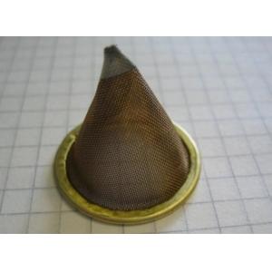 China Brass Conical Strainer SS304 Wire Mesh Filters With Flat Sharp Bottom supplier
