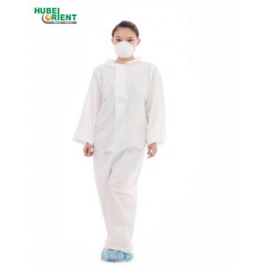China Safety Nonwoven Disposable Coveralls Medical Disposable Overall For Workplace supplier