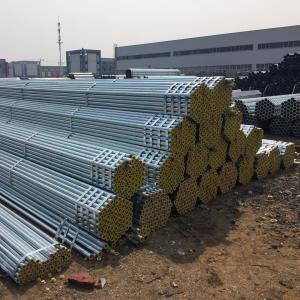 DN50 Hot Dip Galvanized Steel Pipe / GI Pipe Galvanized Steel Pipe Galvanized Tube For Greenhouse Frame