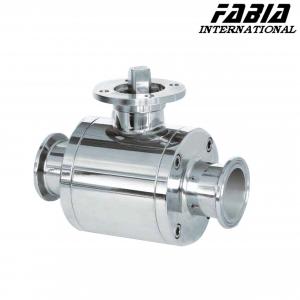 Sanitary Quick Installation Ball Valve With Low Friction Coefficient