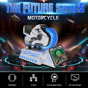 360 Degree VR Motorcycle Racing Cockpit Driving Simulator