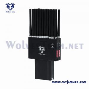 22W Portable WiFi GPS Jammer L1 L2 L5 Lojack 22 Bands 2G 3G 4G 5G