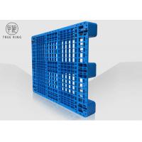 China Reversible HDPE Plastic Pallets For Racking Shelf Open Deck Rack 1ton 1200 * 1100 on sale
