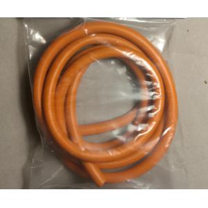 Rubber Hose 2m I/D:1/4", O/D:3/8" Natural Rubber Yellow For Manometer Stand-Up U Gauge,3-Way Pressure Test Tee