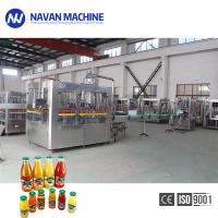 China Automatic Medium Glass Round Bottle Juice Beverage Bottling Machine With 6000BPH Speed on sale