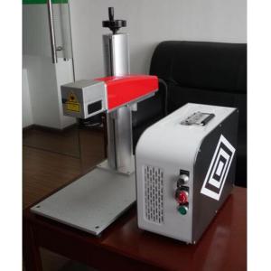 China 20W Mini fiber laser marking machine for plastic PVC data matrix and barcode supplier