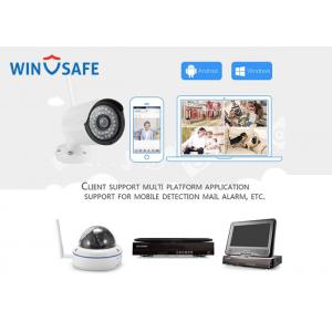 720P ONVIF Network Wireless IP Camera System , Wireless Alarm Camera System