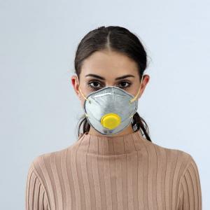 China Customized Disposable Dust Mask , FFP1/ FFP2 Cup Mask With Valve supplier