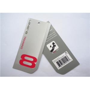 China Custom Printed Hang Tags Black Cardboard Swing Tags For Clothing supplier